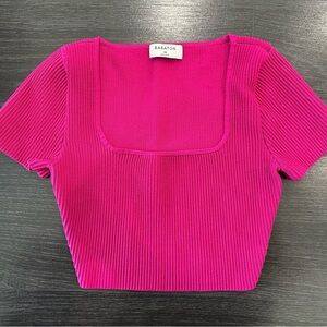 Aritzia Sculpt Knit Squareneck Top Size XS
